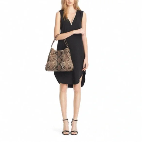 Coach Madison Python Print Phoebe Shoulder Bag - Picture 5 of 10